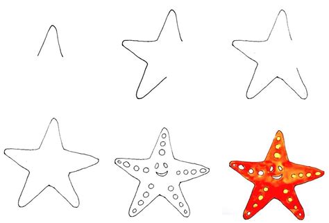 starfish drawing easy|how to draw a pirate.